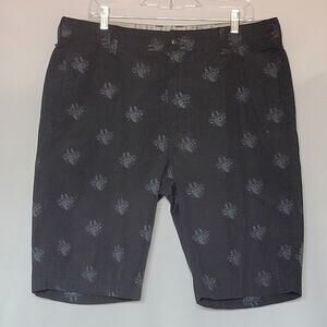 Vintage Billabong Black/Grey Emblem Crest Chino Shorts Embroidered Logo Mens: 36